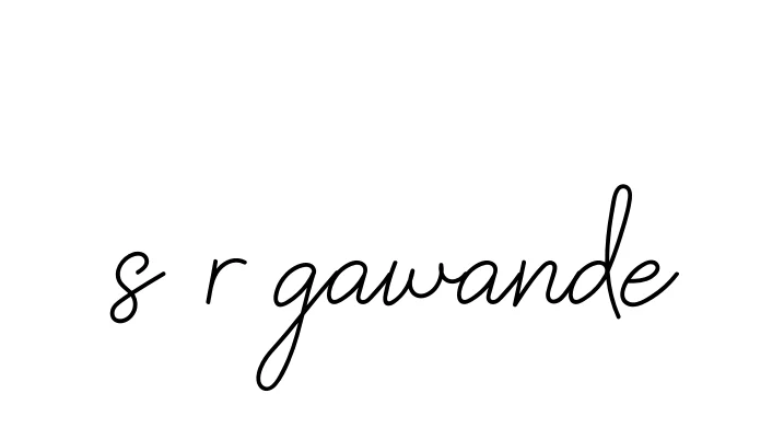 Handwritten Signature for S-r-gawande - Style 145 Online