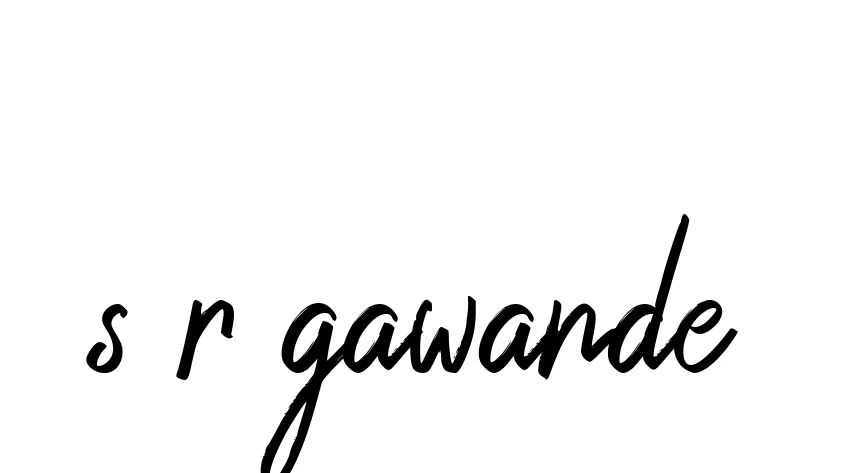 Handwritten Signature for S-r-gawande - Style 149 Online