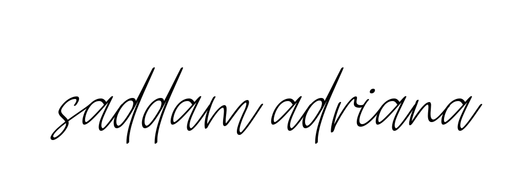 Saddam-adriana signature