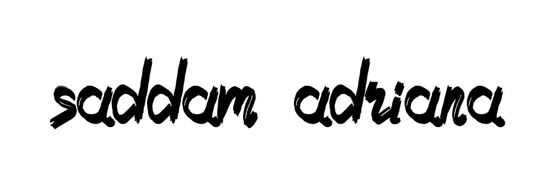 Saddam-adriana signature