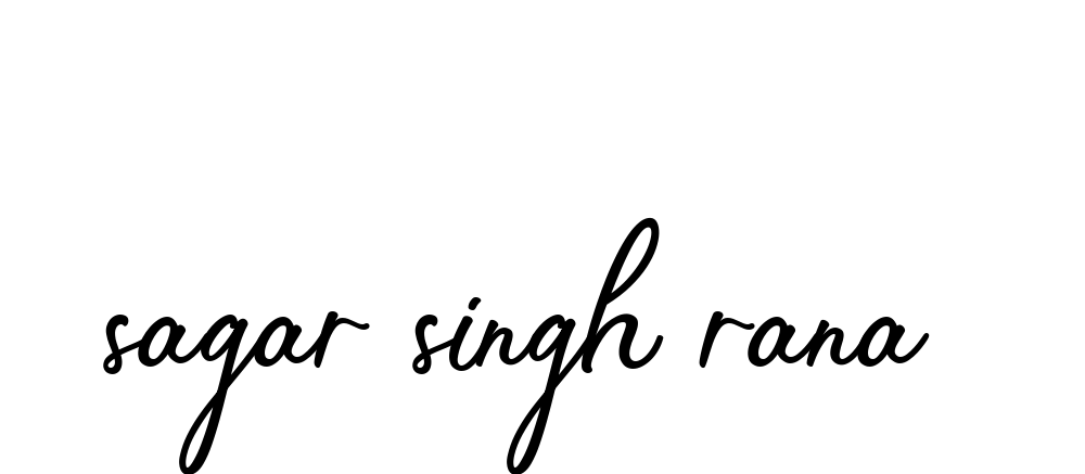 Sagar-singh-rana signature