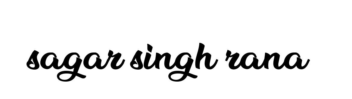 Sagar-singh-rana signature