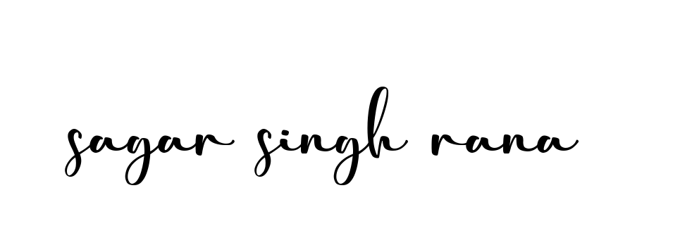 Sagar-singh-rana signature