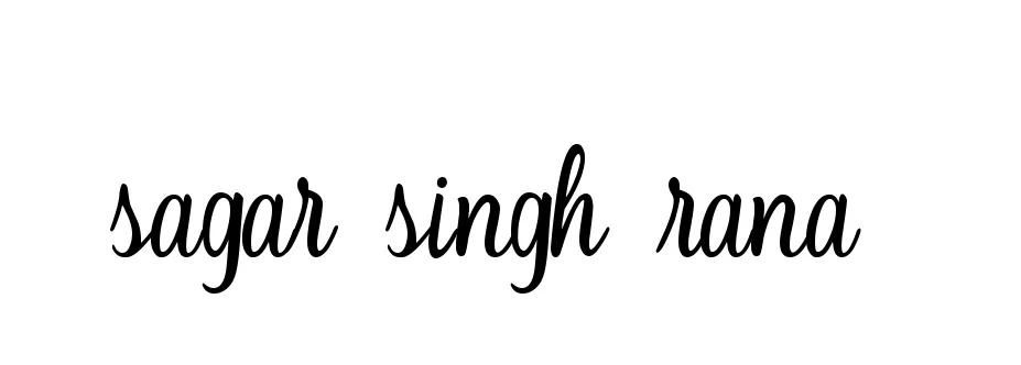 Sagar-singh-rana signature