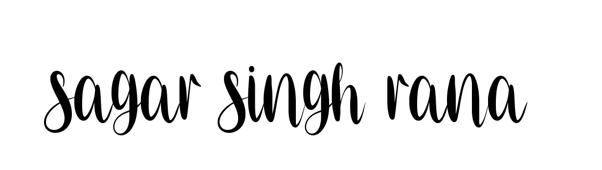 Sagar-singh-rana signature