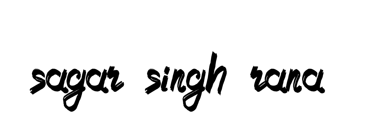 Sagar-singh-rana signature