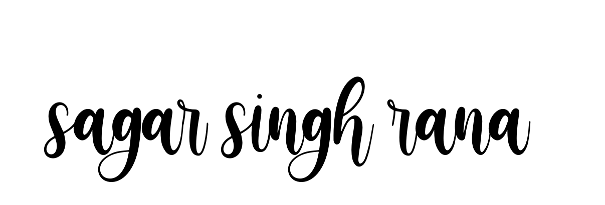 Sagar-singh-rana signature