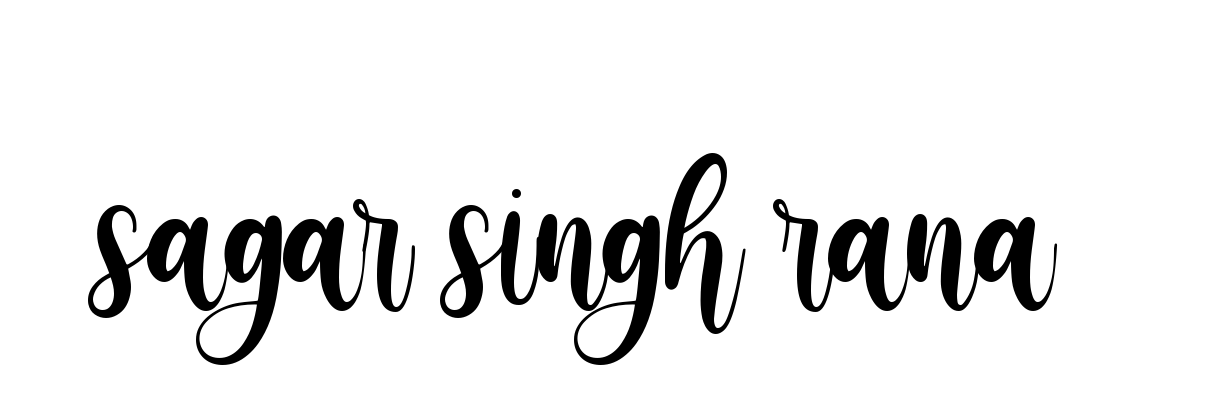 Sagar-singh-rana signature