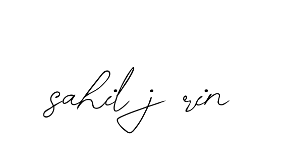Sahil-j-rin signature