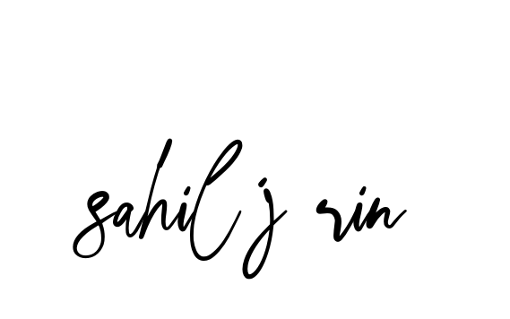 Sahil-j-rin signature