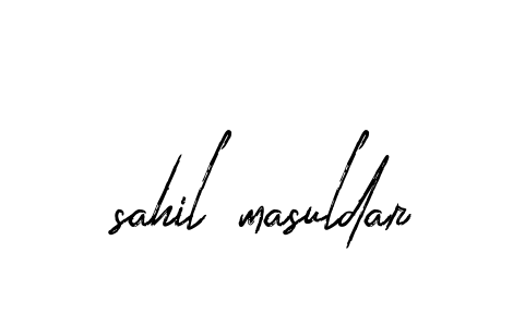 Handwritten Signature for Sahil-masuldar - Style 133 Online