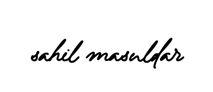 Handwritten Signature for Sahil-masuldar - Style 137 Online
