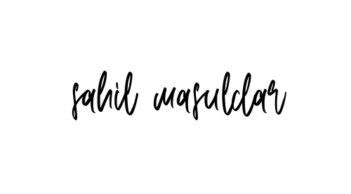 Handwritten Signature for Sahil-masuldar - Style 143 Online