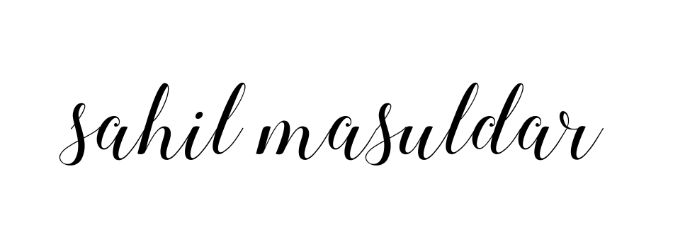 Handwritten Signature for Sahil-masuldar - Style 144 Online