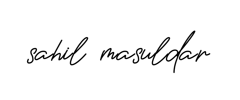 Handwritten Signature for Sahil-masuldar - Style 150 Online