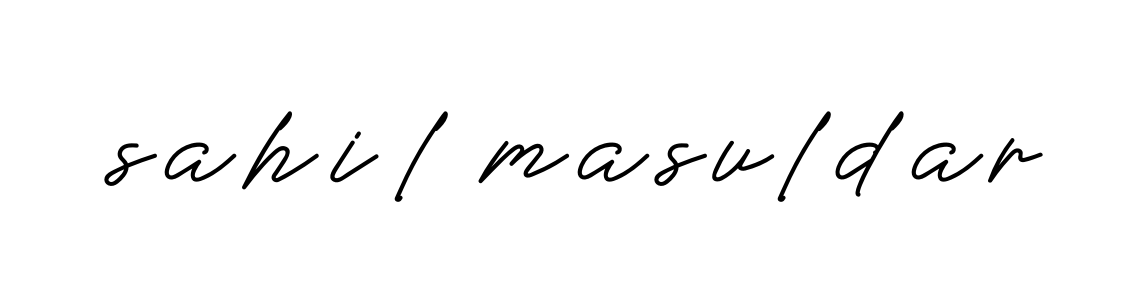 Handwritten Signature for Sahil-masuldar - Style 152 Online