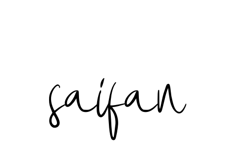 Handwritten Signature for Saifan - Style 146 Online