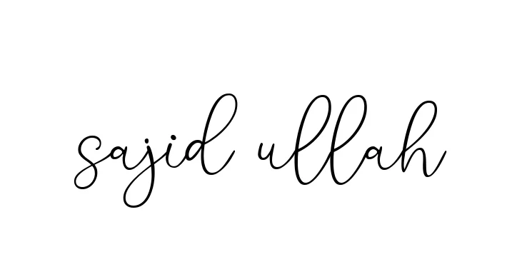 Handwritten Signature for Sajid-ullah - Style 147 Online