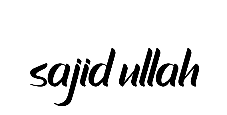 Handwritten Signature for Sajid-ullah - Style 153 Online