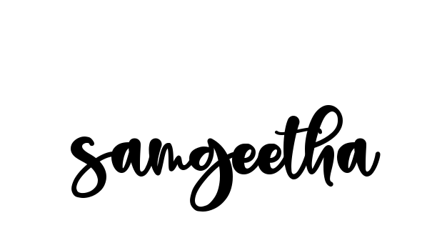 Samgeetha signature