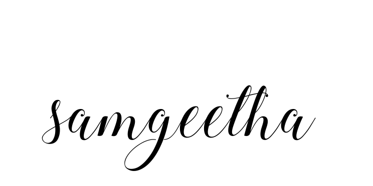 Samgeetha signature