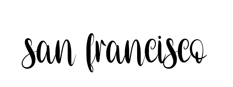 San-francisco- signature