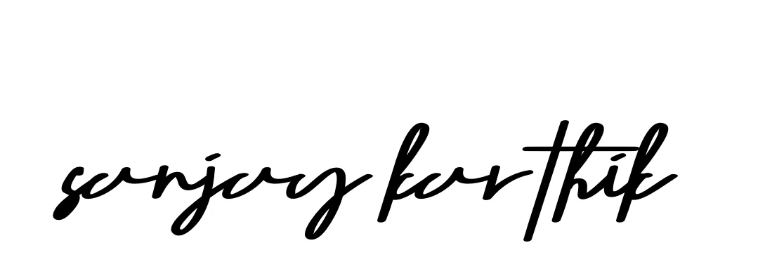 Handwritten Signature for Sanjay-karthik - Style 135 Online