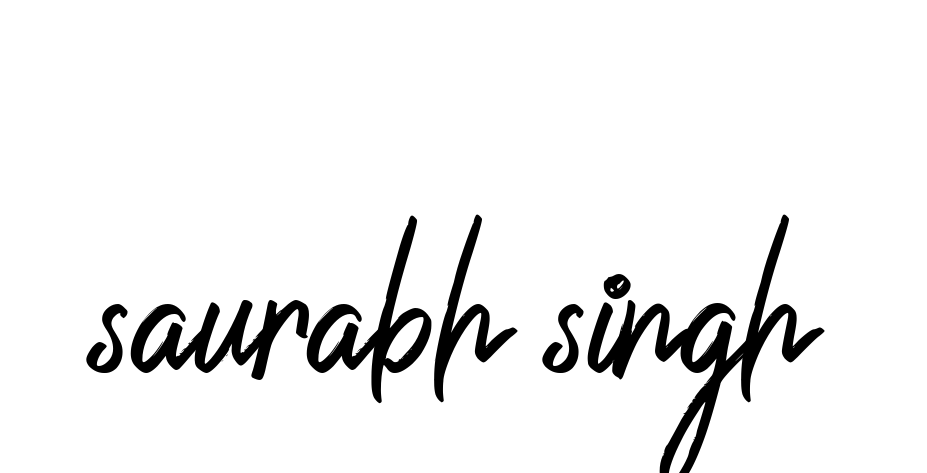 Saurabh-singh signature