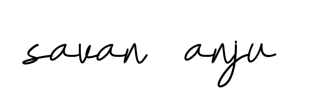 Handwritten Signature for Savan--anju - Style 155 Online