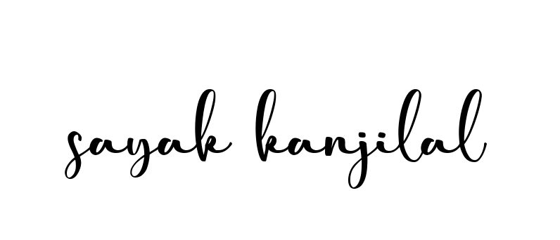 Sayak-kanjilal signature