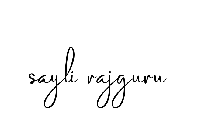 Sayli-rajguru signature