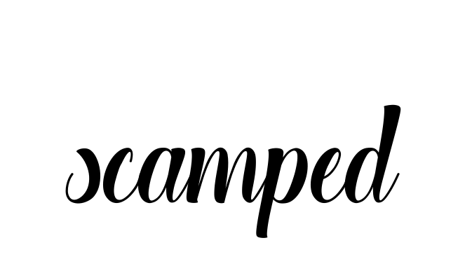 Scamped signature