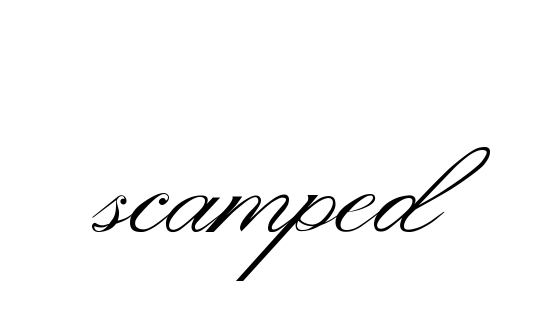 Scamped signature