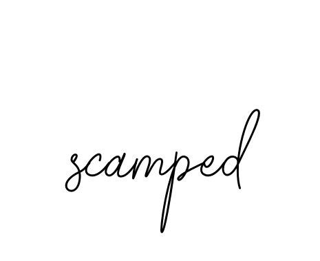 Scamped signature