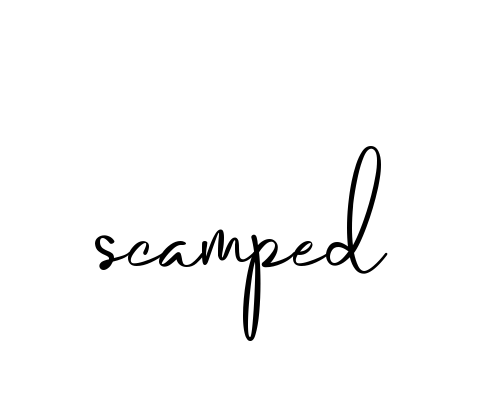 Scamped signature