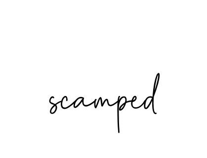 Scamped signature