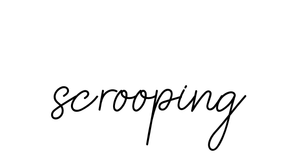 Handwritten Signature for Scrooping - Style 145 Online