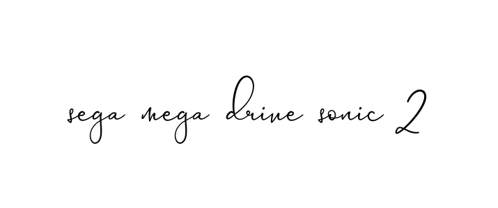 Sega-mega-drive-sonic-2 signature
