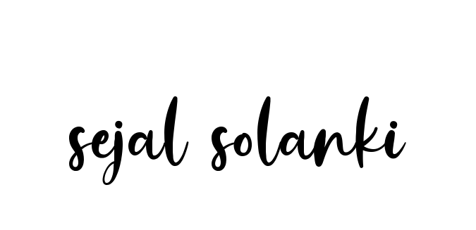 Sejal-solanki signature