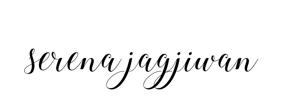 Handwritten Signature for Serena-jagjiwan - Style 144 Online