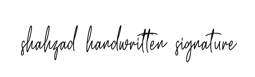 Shahzad Handwritten Signature Signature Style Weatherglass