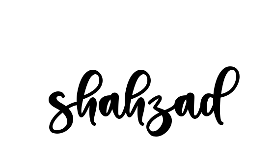Shahzad- signature