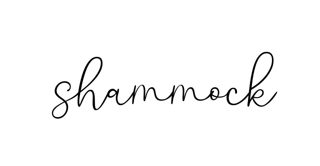 Handwritten Signature for Shammock - Style 147 Online