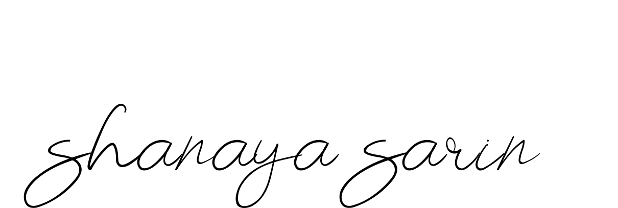 Shanaya-sarin signature