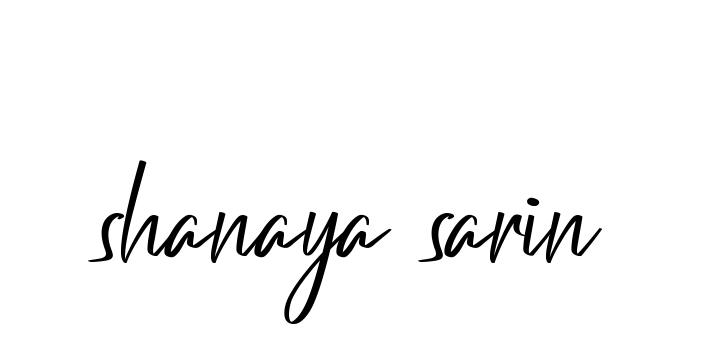 Shanaya-sarin signature