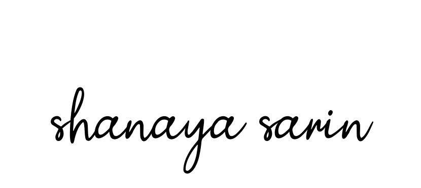 Shanaya-sarin signature