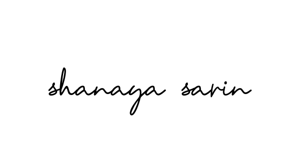 Shanaya-sarin signature