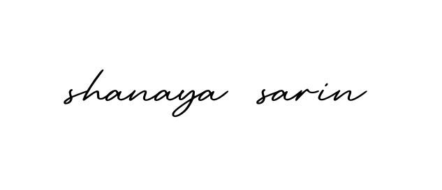 Shanaya-sarin signature