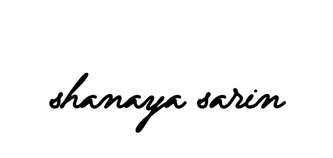 Shanaya-sarin signature