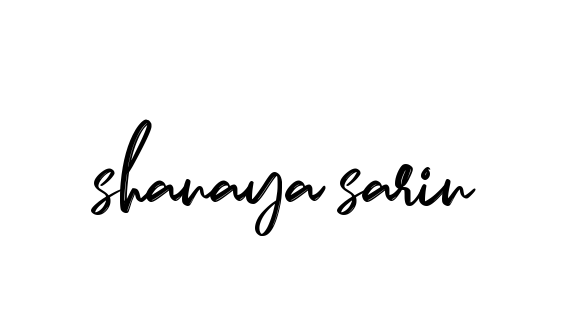 Shanaya-sarin signature